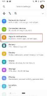  Go to Apps 