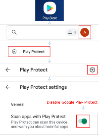 Go to play store