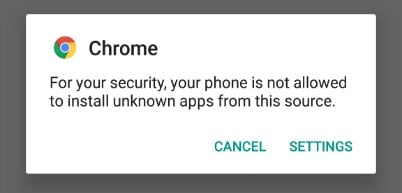 Browser App Install permission