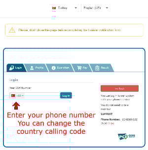  Enter your phone number 